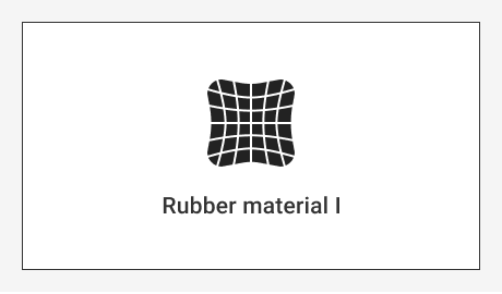 Rubber material I